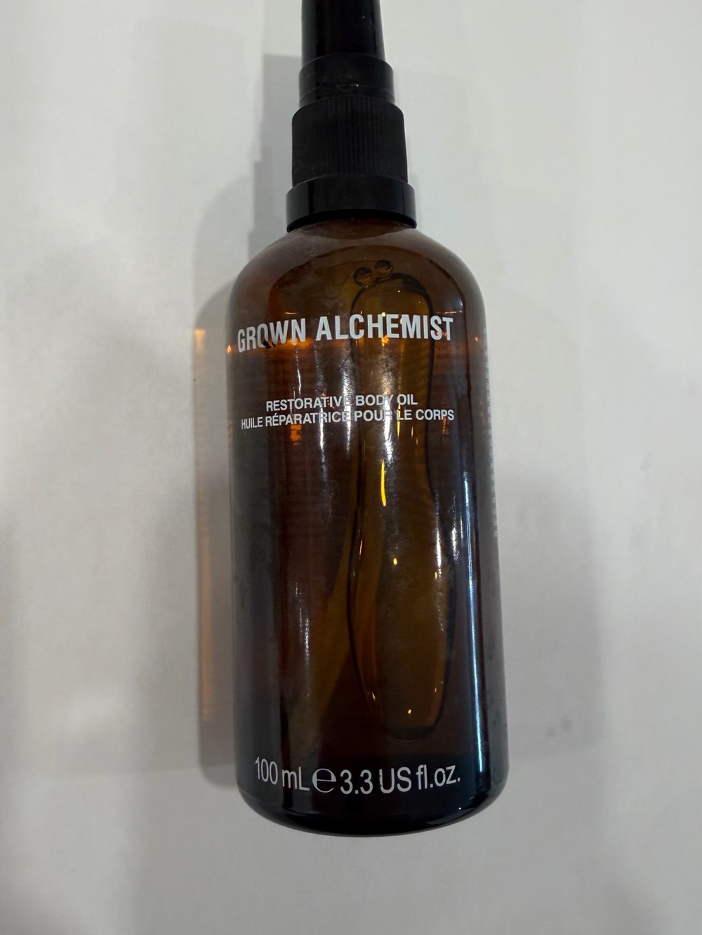 Grown Alchemist Amber Restorative Body Oil Bottle
